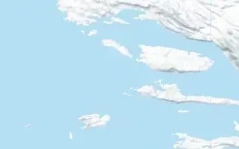 Map of Central Dalmatia showing where the facts on this profile are