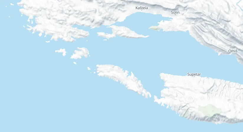 Map of the first week route