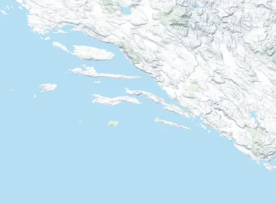 The seven-day sailing route from Split to Dubrovnik through the central and southern Dalmatian islands