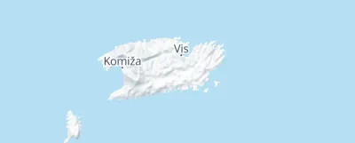 Budikovac, Vis on a map